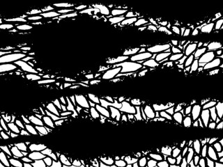 Scribble mesh net ink texture background. Vintage black and white illustration mesh. Doodle abstract decorative pattern. Grunge ink drawing, modern paper art black texture mockup on white backdrop.