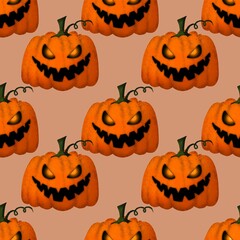 Halloween seamless pumpkin pattern for fabrics and textiles and packaging and gifts and cards and linens and kids