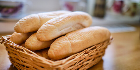 Czech bakery products rohliky