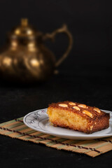 delicious turkish traditional dessert sambali