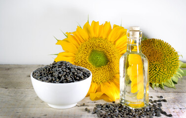 sunflower oil and seeds
