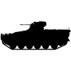 Marder (IFV) infantry fighting vehicle main battle tank, german army armoured fighting vehicle military vehicle. Detailed realistic silhouette