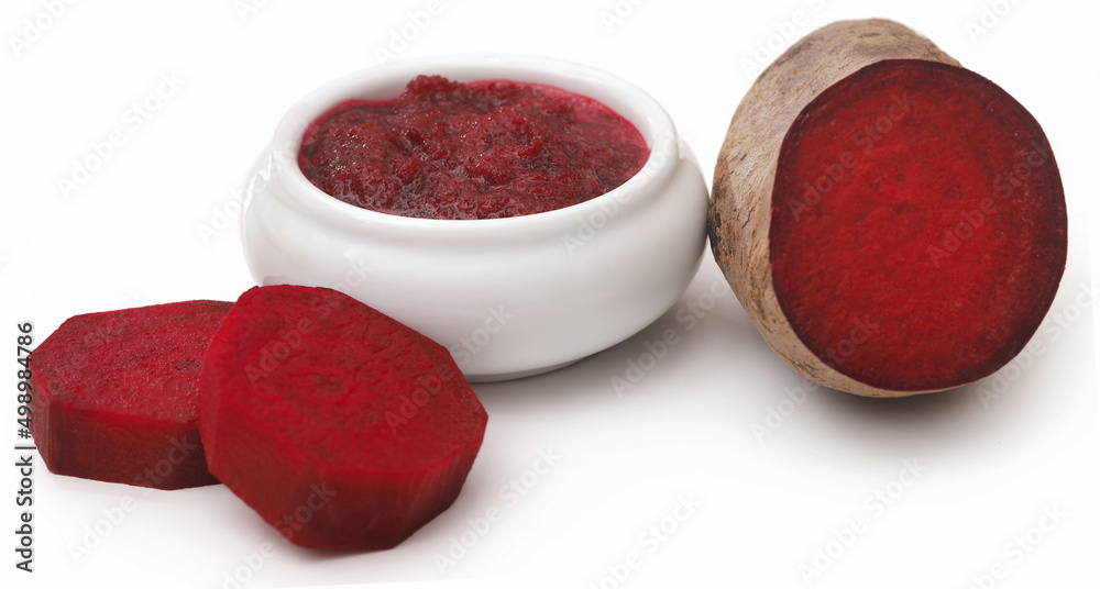 Poster beetroot paste