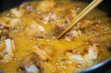 鶏の照り焼き