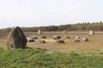 Stonehenge Emsland. Steinkreis in Werperloh.