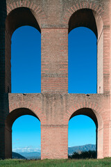 Carolino aqueduct, ancient Roman in Caserta Italy