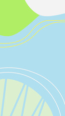 Trendy editable template for social networks stories, vector illustration. Design backgrounds for social media.