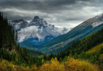 Cathedral Mountain in Yoho National Park, British Columbia, Canada