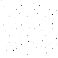 Seamless vector pattern of diamonds black and white rain drops