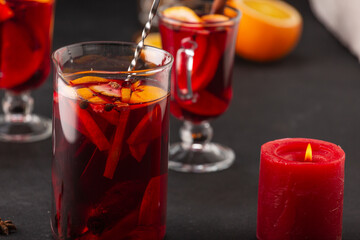 Christmas drink  mulled wine