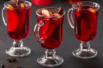Christmas drink  mulled wine