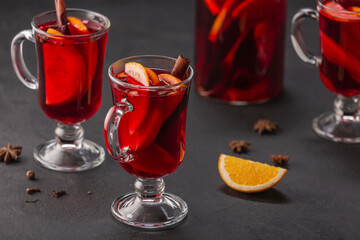 Christmas drink  mulled wine