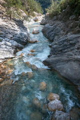 View of Goynuk Canyon in  Beydaglari Coastal National Park, Antalya Province, Turkey.