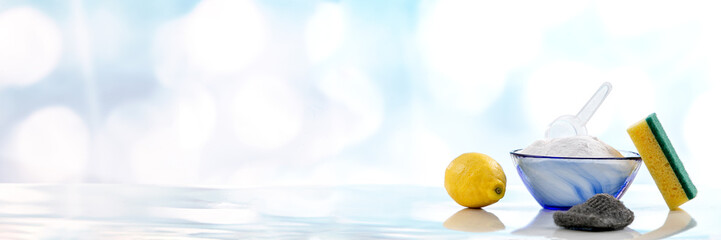 Household cleaning with baking soda.