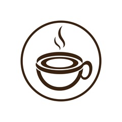 Coffee cup Logo Template icon design vector 