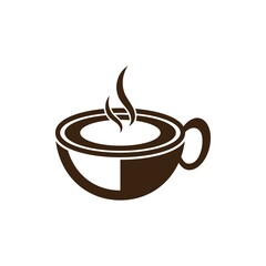Coffee cup Logo Template icon design vector 