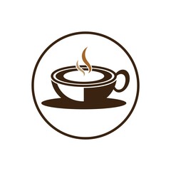 Coffee cup Logo Template icon design vector 