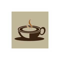 Coffee cup Logo Template icon design vector 