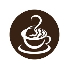 Coffee cup Logo Template icon design vector 