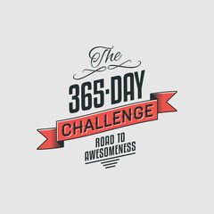 The 365 Day Challenge - Vintage Label