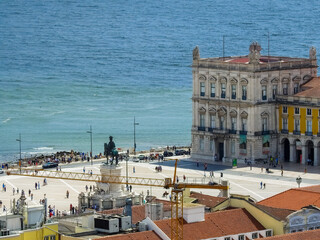 View of the city of Lisbon, Portugal, 