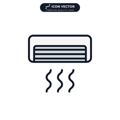 Air Conditioner icon symbol template for graphic and web design collection logo vector illustration