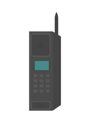 vintage smartphone device icon