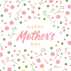 Mother's Day Background, Happy Mother's Day Background, Mother's Day Poster, Mother's Day Graphic, Mom's Day, Parent's Day, Vector Illustration Background