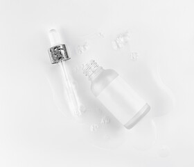 cosmetic bottle with water dropper