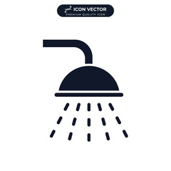 shower icon symbol template for graphic and web design collection logo vector illustration