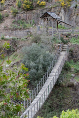 Aldeia Foz de &Eacute;gua, construida em pedra de xisto, regi&atilde;o centro de Portugal, Serra do A&ccedil;or, Arganil, Coimbra