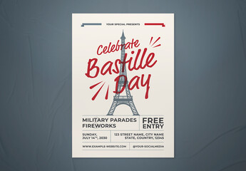 Bastille Day Flyer - Powered by Adobe