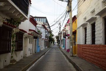 Fototapeta na wymiar Street in Cartagena