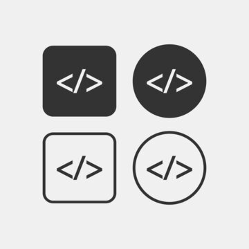 Programming_language vector icon illustration sign