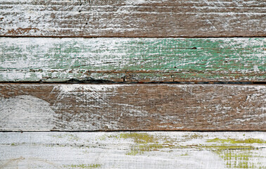 Texture of horizontal grunge painted wood plank for abstract background