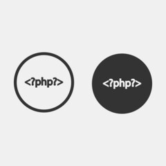 Programming_language vector icon illustration sign