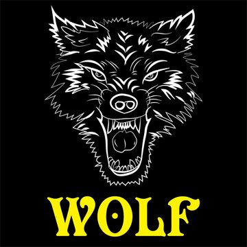 Wolf Logo Sign and Symbol Vector Illustration