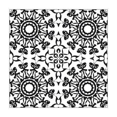 Mandala seamless pattern floral ornament