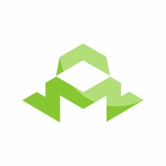 modern logo for green frog 