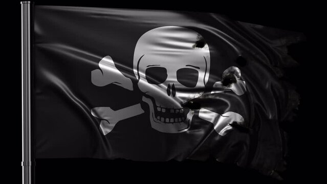 Corsair torn flag
