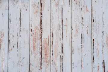 close-up of brown planks of construction with old paint, natural wood texture, narrow boards, horizontal, wallpaper, building material, background for designer with copy space