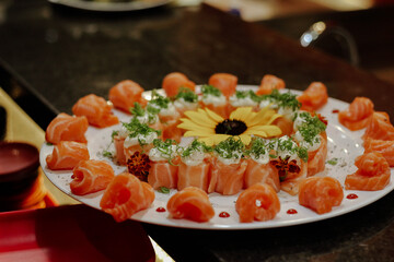 sushi e comidas asiáticas 