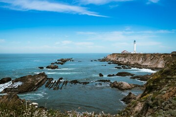 lighthouse on the coast