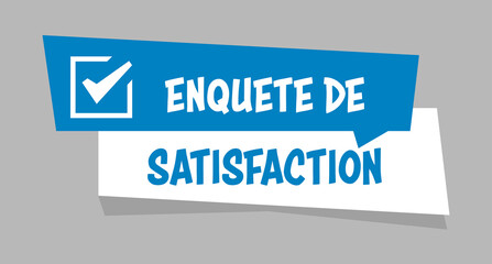 Logo enquête de satisfaction.