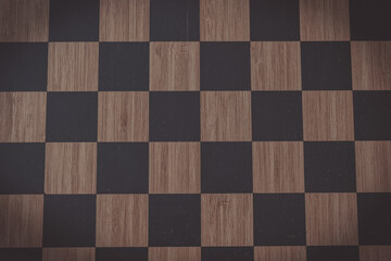 Wooden chess board, chess board patterns.