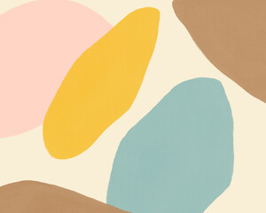 Colorful abstract background shapes. Background texture an wallpapers, pastel colors