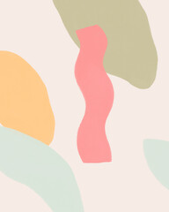 Colorful abstract background shapes. Background texture an wallpapers, pastel colors