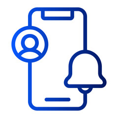 notification gradient icon