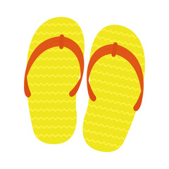 beach sandals icon