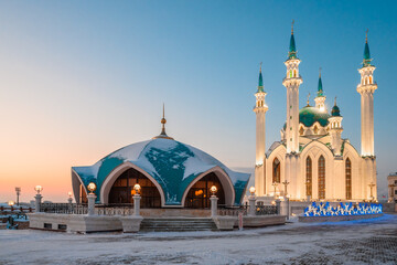 The Kul Sharif Mosque in the Kazan Kremlin